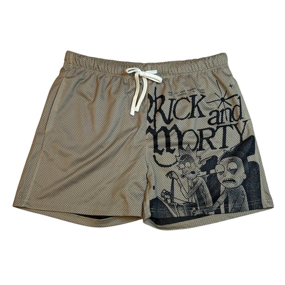 CVLA & Rick And Morty Mesh Shorts sz: LARGE  EXCELLENT CONDITION